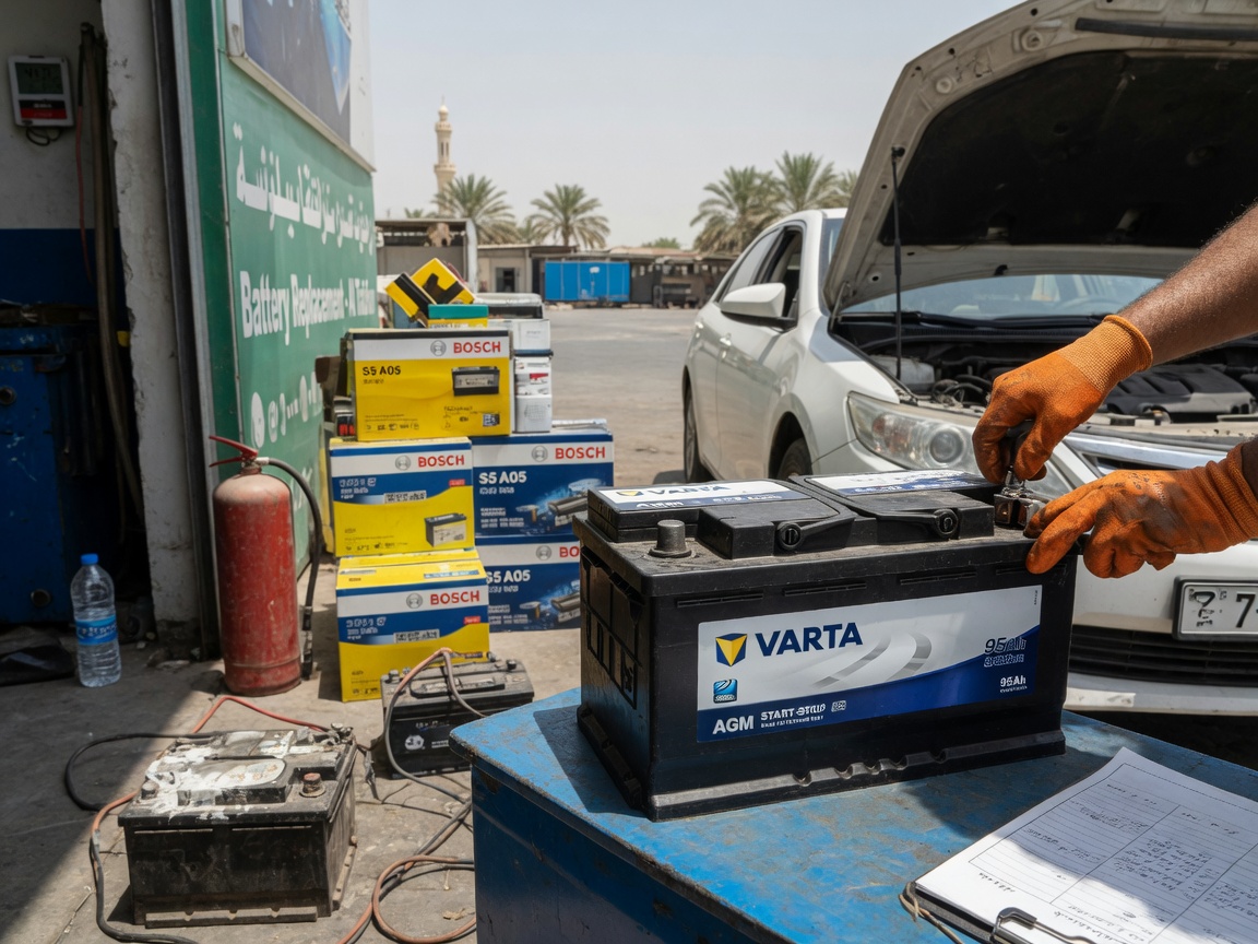 Car Battery Replacement in Al Ain