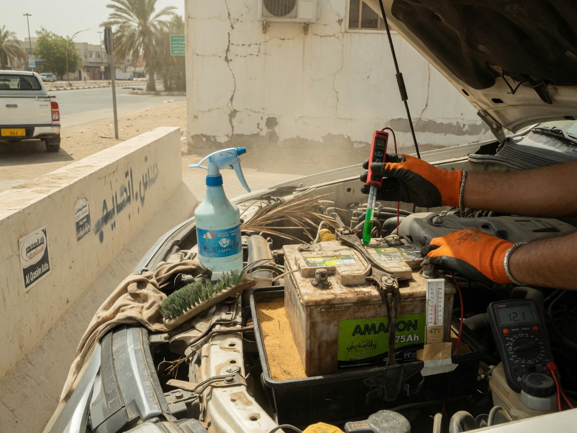 Car Battery Replacement in Al Majaz