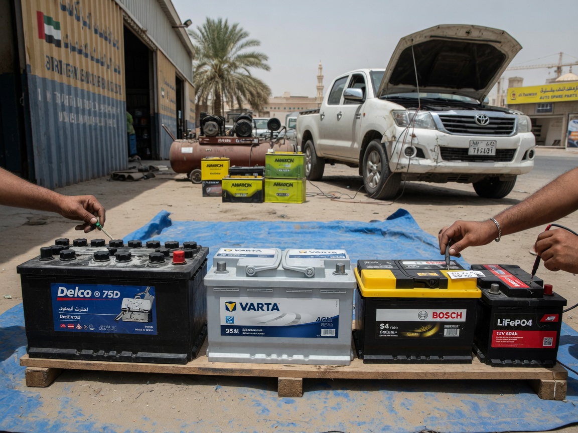 Car Battery Types for Your Vehicle in Sharjah