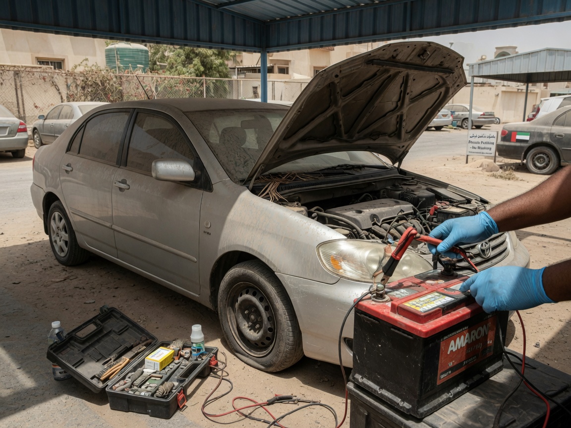Car Battery Replacement in Sharjah