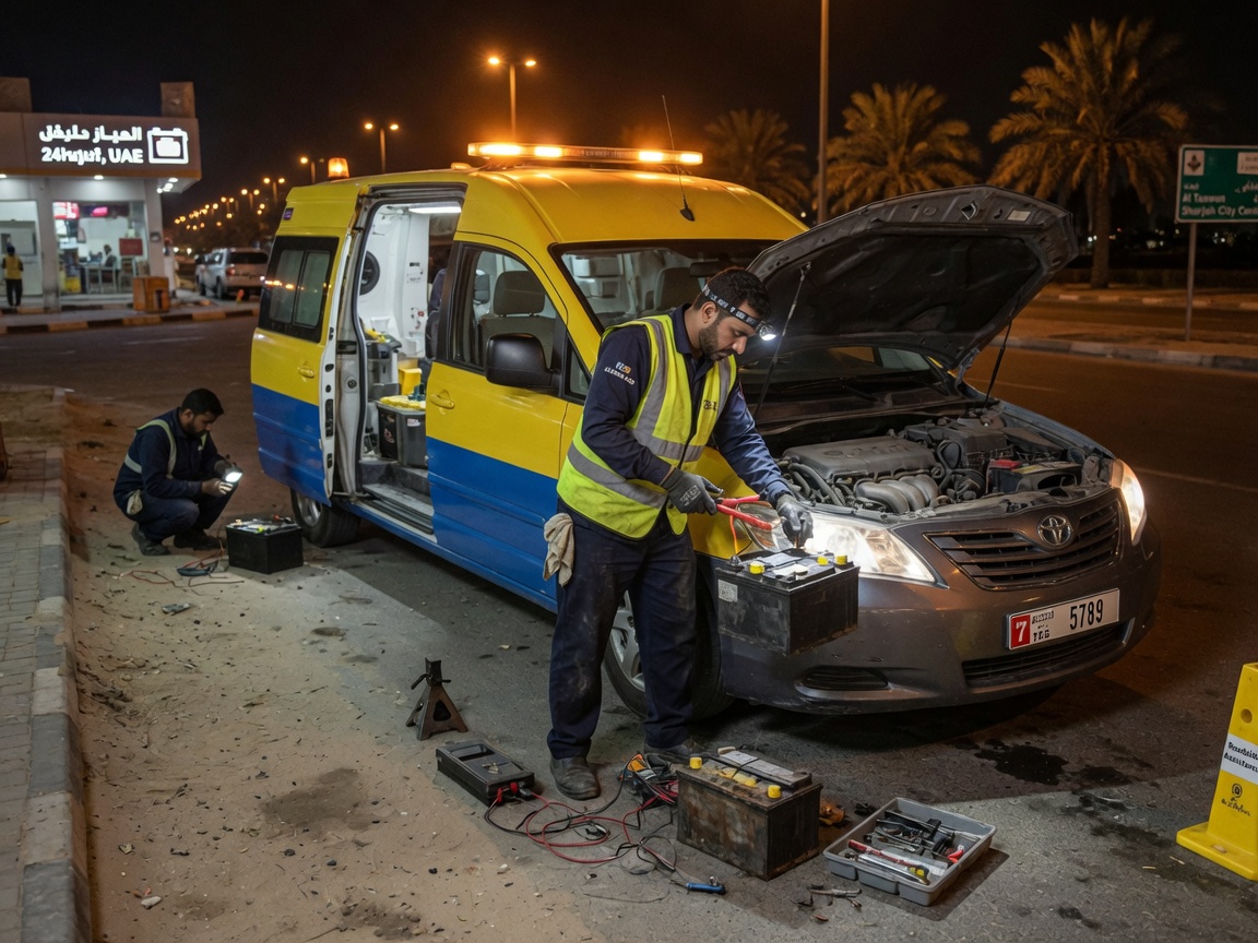 24 Hour Car Battery Replacement in Sharjah