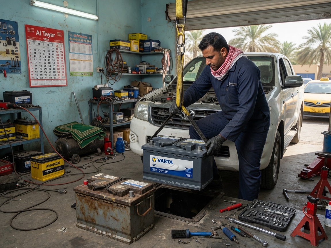 AGM Battery Replacement in Sharjah