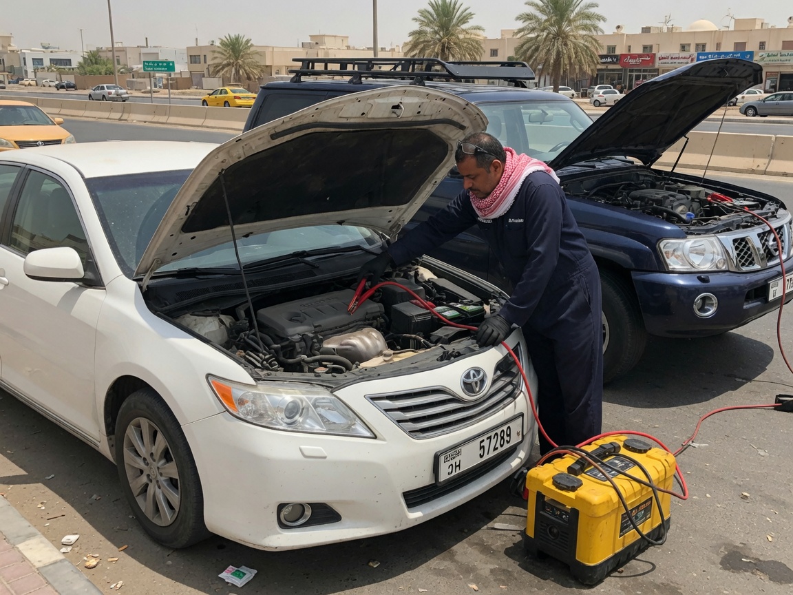 Battery Jump Start in Sharjah