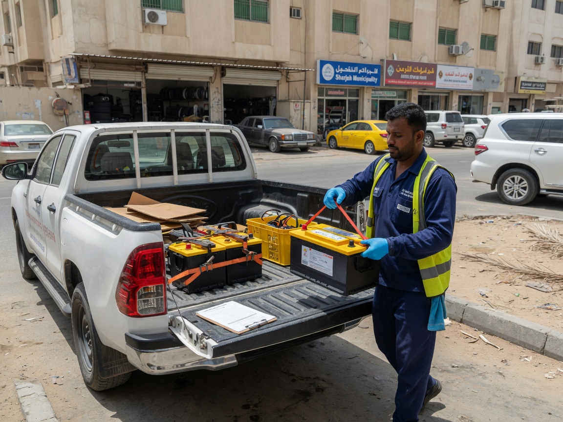 Car Battery Delivery in Sharjah