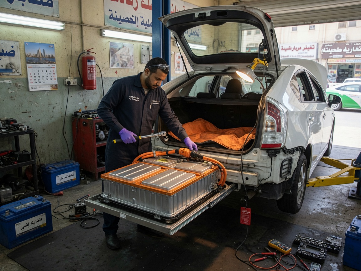 Hybrid Battery Change Service in Sharjah