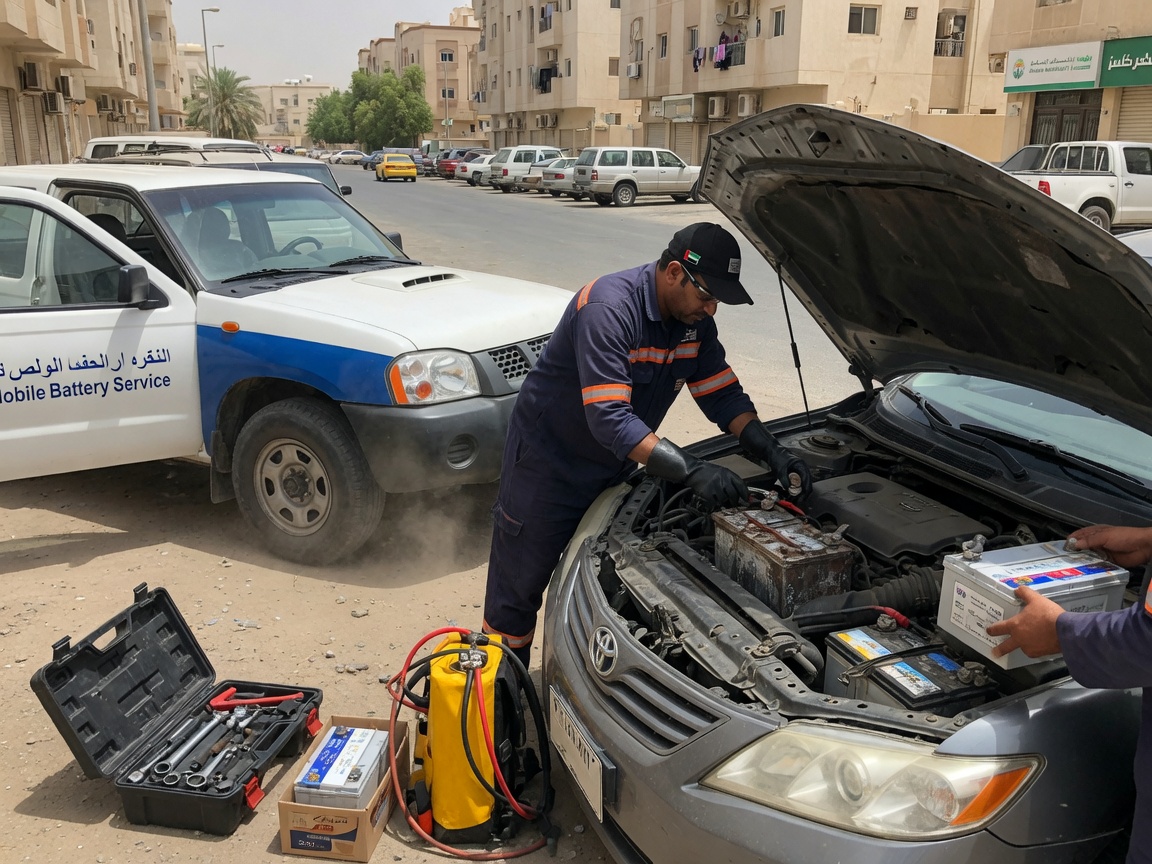Mobile Car Battery Replacement in Sharjah