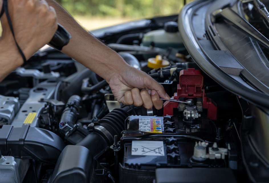 The Battery Rescue team at work in Sharjah